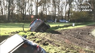 Drenthe Rally 2024 TT Assen CRASHES amp MISTAKESBest of by 206GT Rally Videos [upl. by Pangaro]