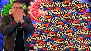 MIND BLOWING JACKPOT On Quick Hit Link Slot Machine [upl. by Ethe]