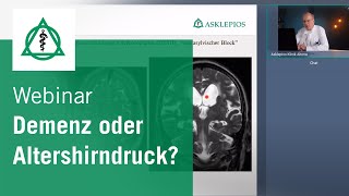 Demenz oder Altershirndruck Webinar der Asklepios Klinik Altona  Asklepios [upl. by Tennaj]