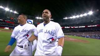 Justin Smoak amp Kendrys Morales homer on backtoback pitches to tie amp walk off the As [upl. by Carole]