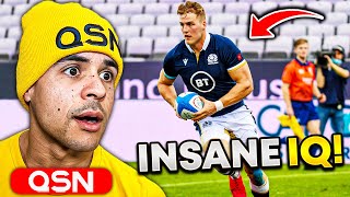 American Reacts to Duhan van der Merwe Highlights CRAZY IQ [upl. by Hollie]