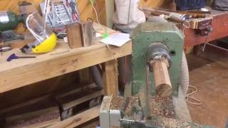 Knox amp District Woodworkers Club  Matthias Bachofen Beer Live Wood Turning Demo [upl. by Baxter]