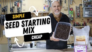 Making Your Own Seed Starting Mix  Simple mix using Coco Coir [upl. by Nonnahc]