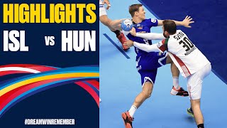 Iceland vs Hungary Highlights  Day 7  Mens EHF EURO 2020 [upl. by Sandy]