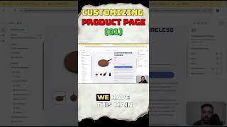 Shopify Tutorial For Beginners ✅ Customizing Product Page 01 [upl. by Auqenehs671]