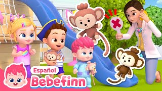 No Más Monos Saltando en la Cama🐵  Canciones Infantiles  Bebefinn en español [upl. by Wald]