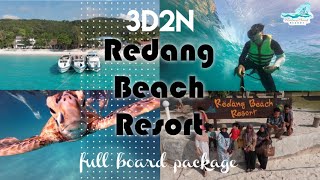 3D2N REDANG BEACH RESORT Full board package  3H2M REDANG BEACH RESORT Pakej Lengkap Pulau Redang [upl. by Adnil768]