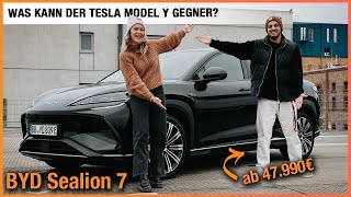 BYD Sealion 7 im Test 2025 Was kann der Tesla Model Y Gegner ab 47990€ Fahrbericht  Review [upl. by Arihs]