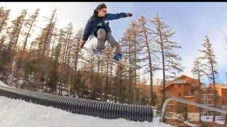 Snowboard  XII  XIII  Shredding Vars Snowpark [upl. by Trescha]