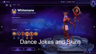 High Inquisitor Whitemane Dances jokes and skins Heroes of the Storm [upl. by Zetta808]