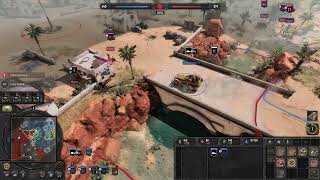 Defending Teammates Base Company Of Heroes 3  Afrika Korps DAK Gameplay 3v3 [upl. by Burgwell]