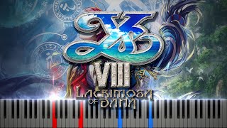 Iclucian Dance Ys VIII Lacrimosa of Dana  Synthesia  Piano Tutorial [upl. by Nirag555]