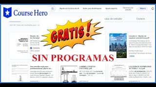 COMO DESBLOQUEAR ARCHIVOS LIBROS DE COURSE HERO  pdf documentos en Course Hero [upl. by Wrightson]