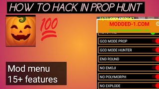 HOW TO HACK IN PROP HUNT 100 WORKING PROP HACK GAME MOD MENU [upl. by Goodyear]