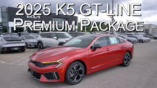 New Runaway Red 2025 Kia K5 GTLine Premium Package at Parkside Kia [upl. by Enak]