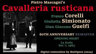 Cavalleria rusticana 1963 La Scala Stupendous Sound [upl. by Liahcim]