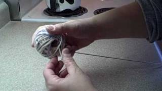 How to make a center pull skein ball of yarn for knitting or crochet [upl. by Suiram]