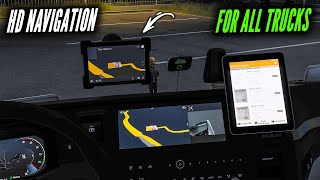 Tjs HD GPS Mod For ETS2 151  ETS2 151 MODS [upl. by Emelda]