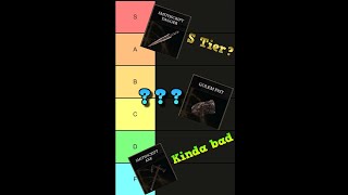 Throwable weapons Elden Ring DLC Tierlist Part 1 [upl. by Souza]