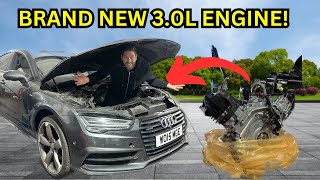 I PUT A £13000 ENGINE INTO A £10000 AUDI A7… [upl. by Ettolrahc]