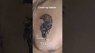 Coverup tattoo coveruptattooideas tattooartist tvashtaskincanvas bangaloretattoostudio [upl. by Egas]