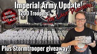 Massive Star Wars Imperial Army Update 456 STORMTROOPERS Giveaway [upl. by Atazroglam]