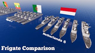 Frigate Warship Fleet Strength by Country 2020 Military Power Comparison 3D [upl. by Sido198]