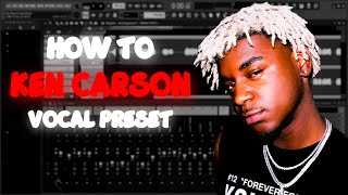 How KEN CARSON Made quotOverseasquot VOCAL PRESET [upl. by Aicinod]