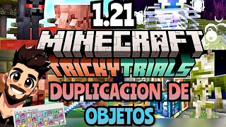 COMO DUPLICAR OBJETOS EN MINECRAFT 121 JAVA [upl. by Dulcea79]