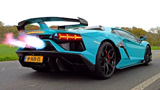 Lamborghini Aventador SVJ Gintani Exhaust V12 F1 SOUND [upl. by Pentheam]