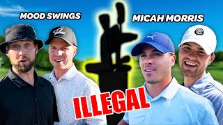 Micah Morris amp Trey Kennedy Play Golf With ILLEGAL CLUBS [upl. by Lipson]