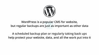 How to Backup WordPress amp Restore Website With Updraft Plugin [upl. by Olshausen771]