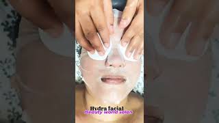 Hydrafacial kaise kiya jata h skin glowing challange facial [upl. by Arved]