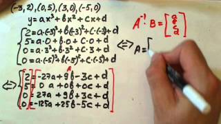 cubic function from 4 pointsWMV [upl. by Neyu]