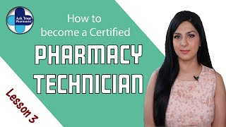 How to become PTCB Certified  What are steps to become pharmacy technician  Pharmacy Tech Lesson3 [upl. by Hanavas]