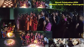 Dewali Celebration in Mahima Junior College2024  JharsugudaOdisha [upl. by Ammadas2]