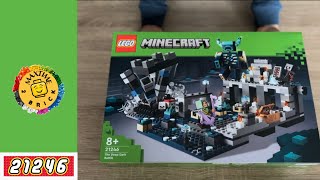 LEGO Minecraft 21246 The deep dark battle La Bataille des Abîmes 2023 [upl. by Erasme46]