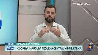 Coopera inaugura pequena central hidrelétrica [upl. by Selrahcnhoj]