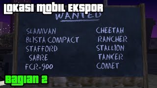 Lokasi Mobil Ekspor Bagian 2  GTA San Andreas Indonesia [upl. by Zeke]