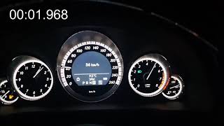 Mercedes E350 CGI Coupé acceleration 0250kmh [upl. by Rufus]