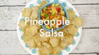 Pineapple Salsa Recipe [upl. by Hgielanna823]