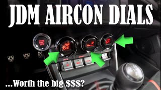 GR86 BRZ JDM Aluminum Air Conditioning Dials Unboxing Install amp Review [upl. by Nileuqcaj]