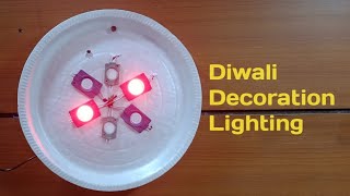 Diwali Decoration Light  LED Strip Light Jhalar Making [upl. by Hanah]