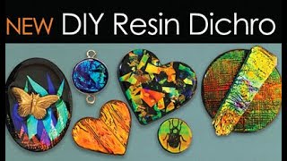 Resin Dichro Jewelry Tutorial  littlewindowscom [upl. by Jabin]