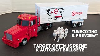 Unboxing Target Optimus Prime amp Autobot Bullseye Figures  Target Exclusives  Rodimusbill Review [upl. by Cristi]