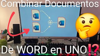 📄📄 Cómo JUNTAR VARIOS DOCUMENTOS de WORD en UNO SOLO [upl. by Inek]