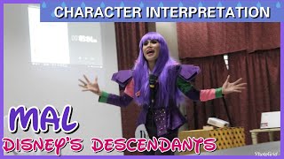 Character Impersonation  Mal Daughter of Maleficent Disneys Descendants WVSUULMC 2019 [upl. by Notniv]