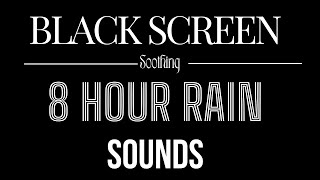 Sleep Deeply With Rain Sound  Black Rain [upl. by Akenihs]