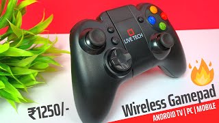 Best Wireless Gamepad for Mobile Android TV and PC  Live Tech Yo Man Wireless Gamepad Controller [upl. by Kale915]