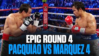 The Unforgettable Fourth Round Of Pacquiao Vs Marquez 4 [upl. by Ardnat]